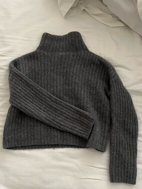 Naked cashmere Turtleneck Ribbed crop Sweater